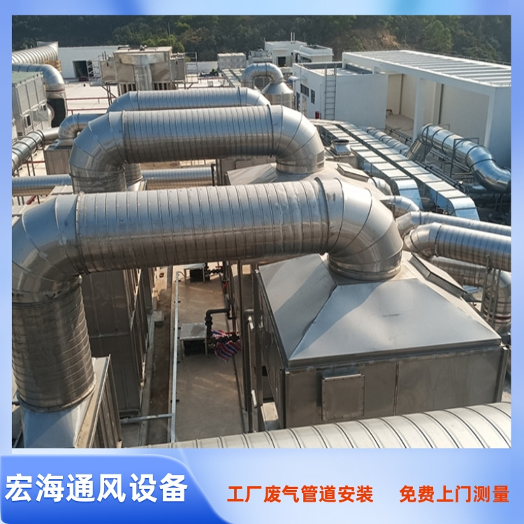南康家具厂除尘管道安装工程案例