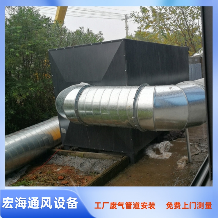 赣县工厂车间排烟废气管道安装工程